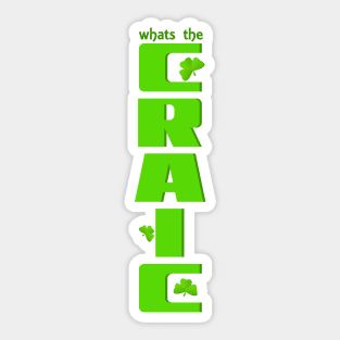 Craic Sticker